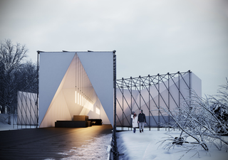 Illustration for article titled Beautiful Warming Huts Are Proof That Canada Does Winter Better Than Us